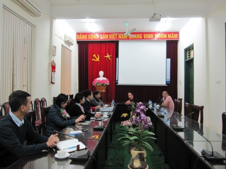 Công ty cổ phần VietGlobe Beverages Việt Nam đến thăm và trao đổi hợp tác với Viện Công nghiệp thực phẩm